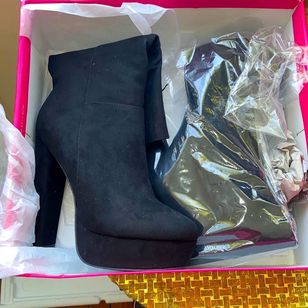 Heeled Boots Zirvana, Color Black, Size 10